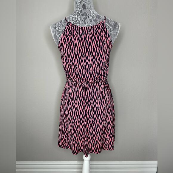 BANANA REPUBLIC Womens Ikat Spaghetti Strap Fit and Flare Dress Petite XXS - Picture 2 of 9